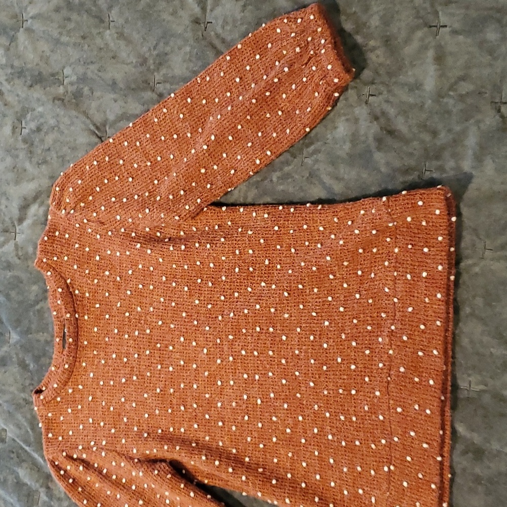 Ampersand & polka dot sweater
